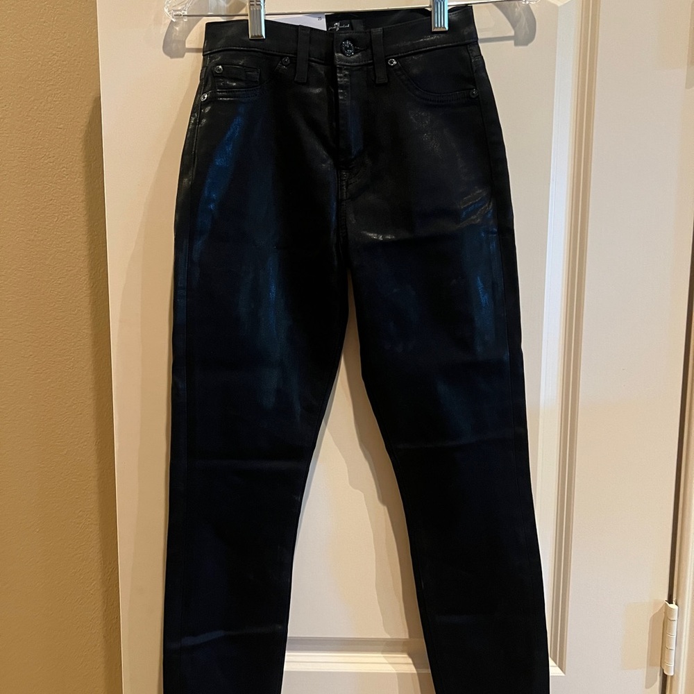 7 For All Mankind Black Jeans